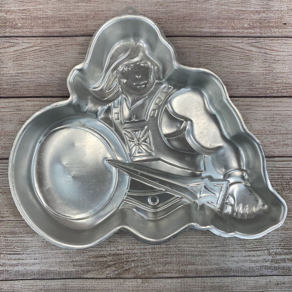 Wilton He-Man Cake Pan 2105-3184 Vintage 1983 MOTU Masters Of The Universe
